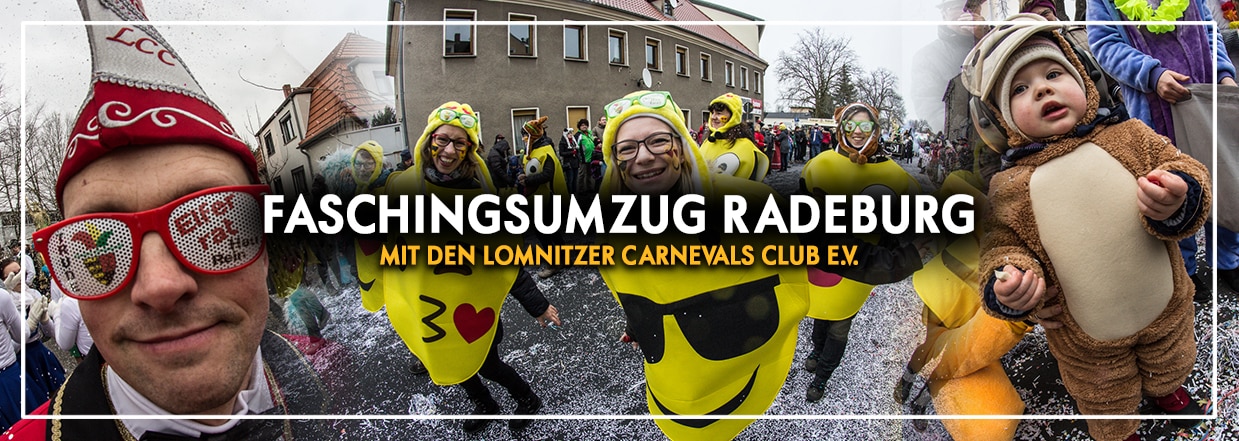 Faschingsumzug mit dem LCC in Radeburg!