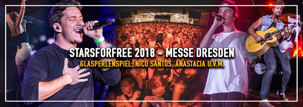 STARSforFREE 2018 in der Messe Dresden