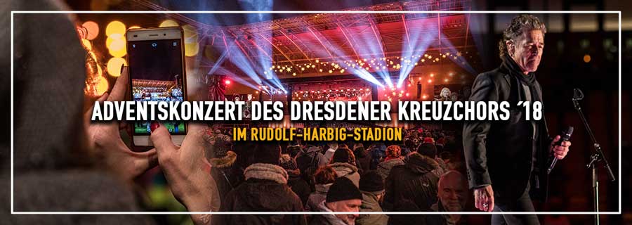 Adventskonzert 2018 im Rudolf-Harbig-Stadion